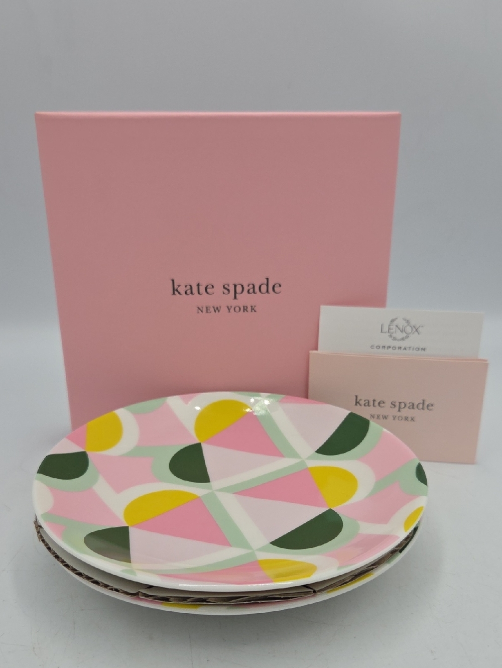 kate spade Geo Spade Tidbit Plates